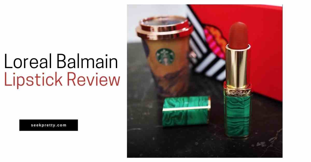 loreal Balmain lipstick review